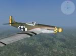 Repaint 
                  of the stock CFS3 P-51D in the colors of the 343rd FS
